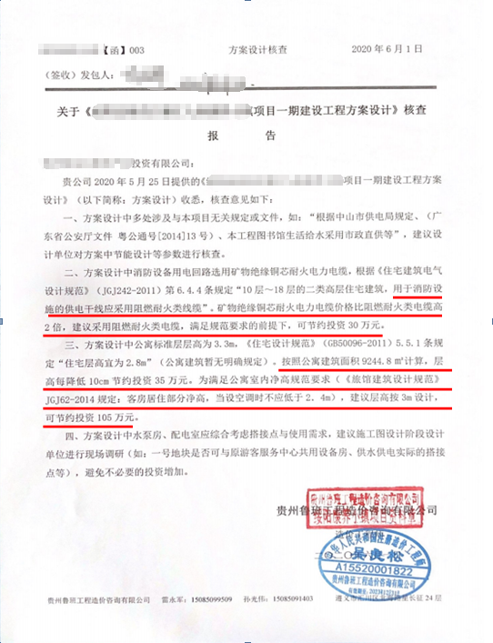 優(yōu)化設(shè)計，節(jié)約投資170萬元